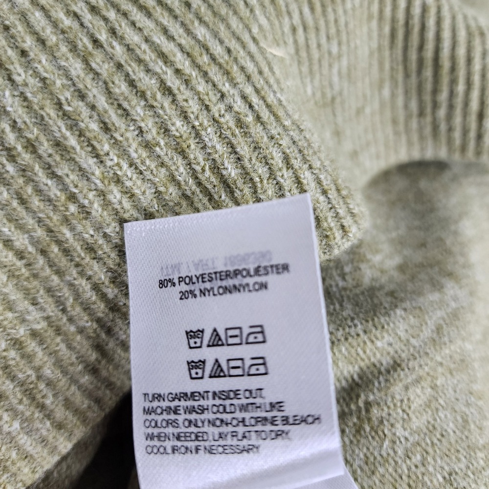 Lucky Brand Sweater Women's Large Soft V-Neck Long Sleeve Green - Picture 6 of 7
